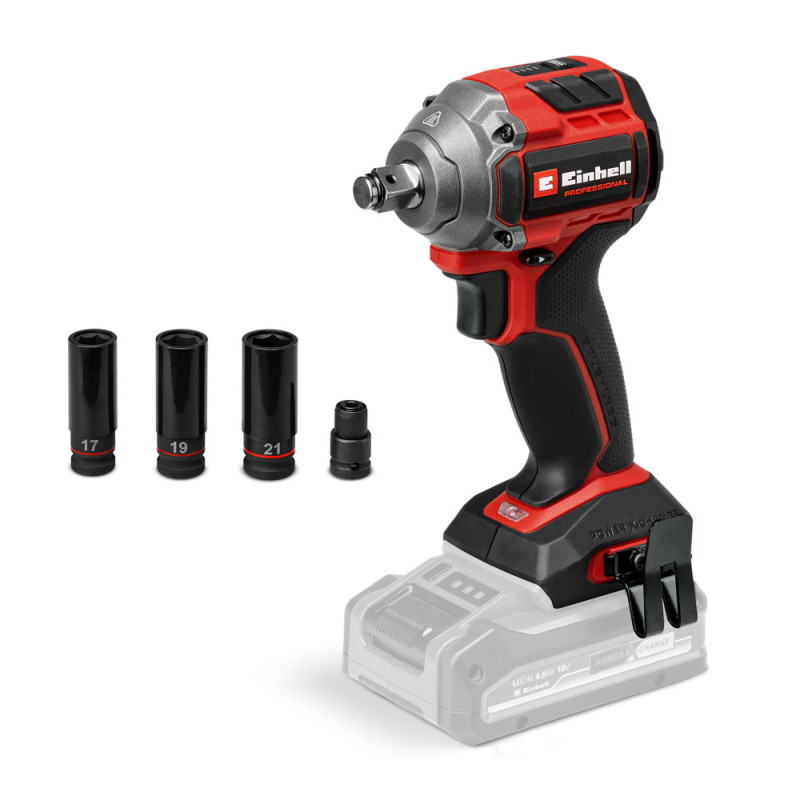 Einhell Cordless impact wrench Einhell Professional TP-CW 18/260-C Li BL - Solo 18V brushless 260Nm 0-2700rpm 0.95kg without battery and charger (4510090)