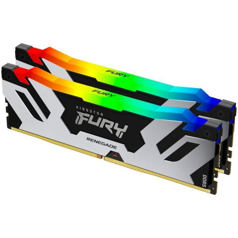 Kingston Память ПК DDR5 32GB KIT Renegade RGB KF564C32RSAK2-32