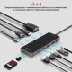 Концентратор Promate USB-C 11-in-1 Promate primehub-pro.grey (primehub-pro.grey)