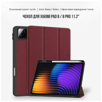 Чехол для планшета BeCover Flexible TPU Mate Xiaomi Pad 8 / 8 Pro 11.2" Red Wine (715628)