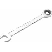 Tolsen combination wrench, ratchet mechanism, 154mm, 9mm, CrV (15205)
