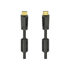 Кабель мультимедийный HDMI M to HDMI M 10.0m 4K Ethernet gold black Hama (00205009)