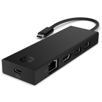 Концентратор HP Хаб USB 3.0 ->HDMI/USB2.0x2/USB-C PD/Ethernet Hub HP (BR1U3AA)