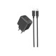 Зарядное устройство HOCO CS13A Ocean USB-C PD20W + cable USB-C to Lightning Black (6942007603829)