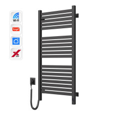 Navin Рушникосушка електрична Авангард Х, 1000х480х71мм, Wi-Fi, сталь, чорний муар, ліве підключення (12-272155-4810)