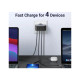 Зарядное устройство Ugreen 4xUSB 100W (3xUSB-C+USB-A) Gan Tech Fast GAN Charger black CD226 (40747)