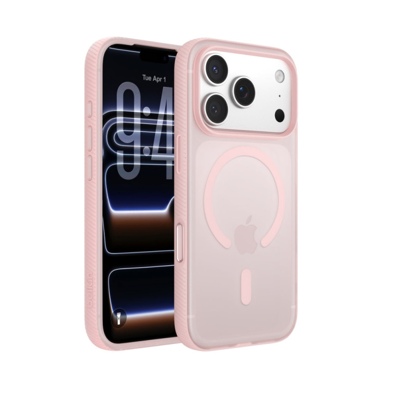 Belkin Чохол Belkin для iPhone 17 Pro, Magnetic Protective Grip, Pink (MSA035HQPK) Belkin Чохол Belkin для iPhone 17 Pro, Magnetic Protective Grip, Pink (MSA035HQPK)