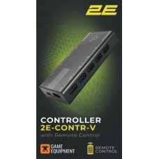 2E Gaming Контролер 2E GAMING CONTR-V ARGB 10 fans 4pin, SATA +5V 3pin, пульт (2E-CONTR-V)