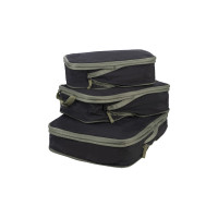 Tucano Набір чохлів для пакування одягу, Tucano Pigio Travel 3 в 1, нейлон, чорний (BPG-SET-BK)