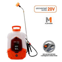 SEQUOIA Аккумуляторный опрыскиватель SBS12XX-UNI 12 л, 20 В, 4,5 бар, 3,4 кг, без аккумулятора и зарядного устройства