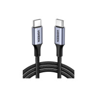 Дата кабель USB-C to USB-C 1.0m US316 100W 5A Alum. (Black) Ugreen (70427)