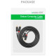 Кабель мультимедийный 2xRCA M to 2xRCA M 3.0m AV104 black Ugreen (10519)
