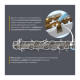 Сетевой удлинитель Electrum C-ES-1812 5.0 m, 3 роз, white (C-ES-1812)