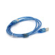 Кабель для принтера USB 2.0 AM/BM 1.5m 2x ferrite transparent Voltronic (YT-AM/BM-1.5T)