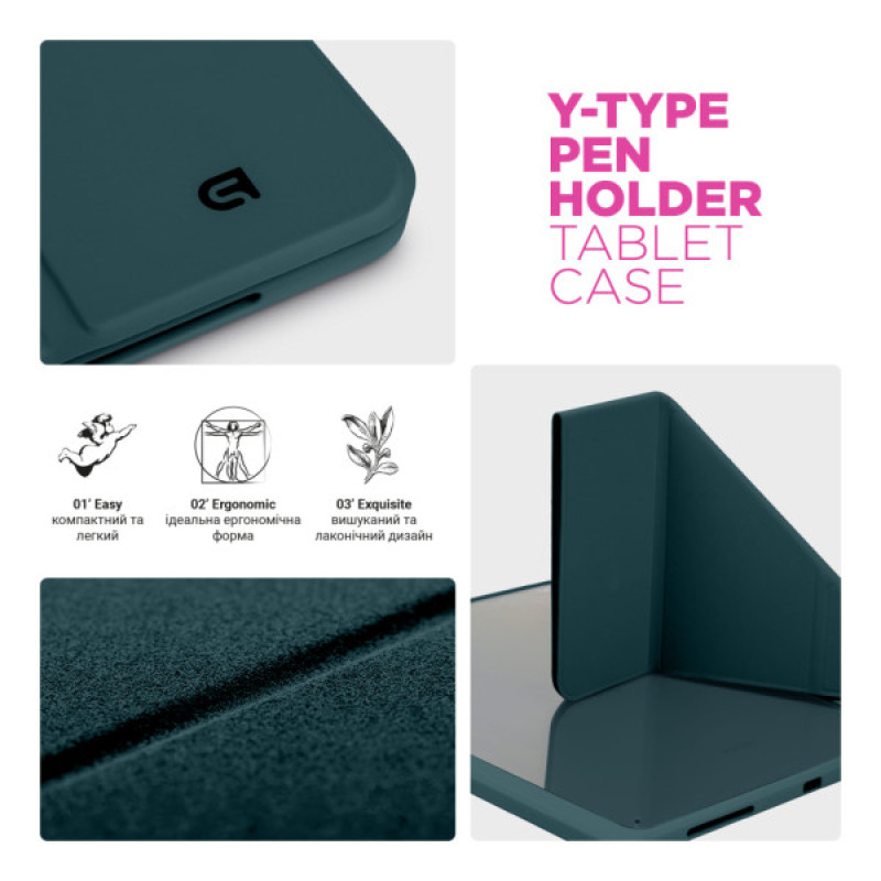 Чехол для планшета Armorstandart Y-Type PEN Xiaomi Redmi Pad 2 Pro Pine Green (ARM91190)