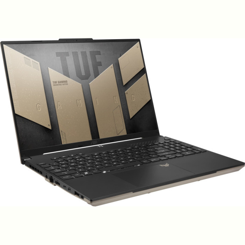 Ноутбук Asus TUF Gaming A16 FA617NSR-N4127 (90NR0JM1-M005W0) Sandstorm; 16" QHD+ (2560x1600) IPS LED матовый 240 Гц , AMD Ryzen 7 7435HS (3.1 - 4.5 ГГц) , RAM 16 ГБ (Max 32 ГБ) , SSD 512 ГБ , AMD Radeon RX 7600S, 8 ГБ , без ОП , BT , LAN , Wi-Fi , веб-камера , Без ОС , 2.2 кг , песочный , подсветка клавиатуры