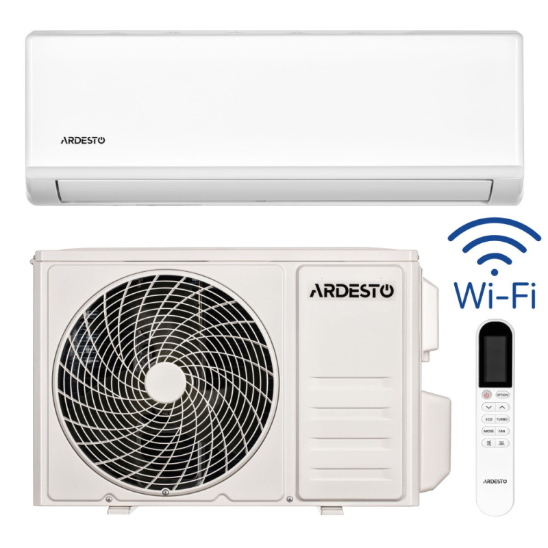 ARDESTO Air Conditioner CoolSmartPro 55m2 inverter 18000BTU 5.1kW A++/A+ -25°С Wi-Fi R32 white (ARD-ACS24-IP)