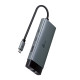 TP-Link Хаб USB UH6120C USB-A > 2xUSB3.0/1xUSB-C/1xHDMI/1xRJ-45/1xPD 100Wh