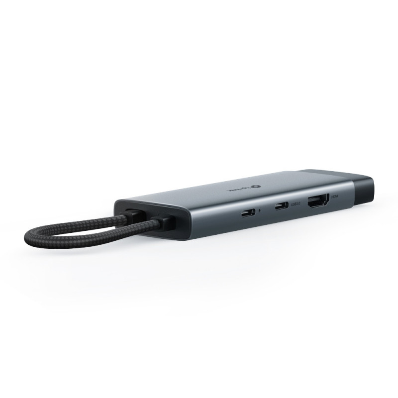 TP-Link Хаб USB UH6120C USB-A > 2xUSB3.0/1xUSB-C/1xHDMI/1xRJ-45/1xPD 100Wh