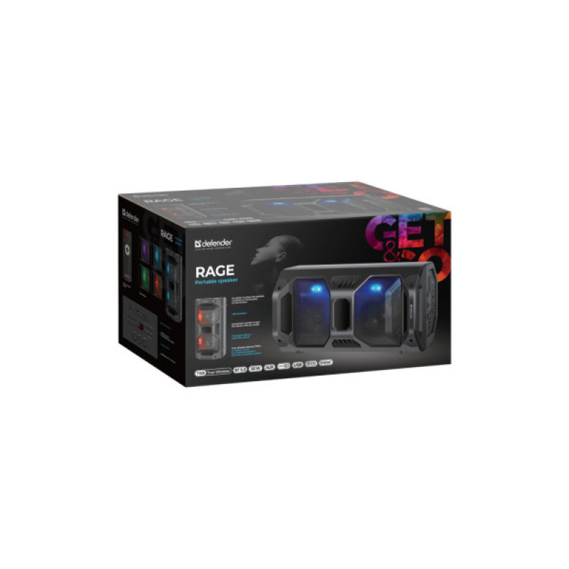 Акустична система Defender Rage Black (65109)