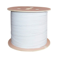 Кабель мережевий PiPo FTTH 1-волоконний, 1.0 кН, 1км=1бхт, White (GJXV-1B6a / 04138)