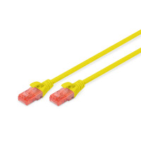 Digitus Патч-корд DIGITUS CAT 6 UTP, 0.25м, AWG 26/7, Cu, LSZH, жовтий (DK-1617-0025/Y)