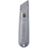 Stanley Knife 199, trapezoid blade 19mm, zinc alloy body, blade storage, 3 blades per set, 140mm (2-10-199)
