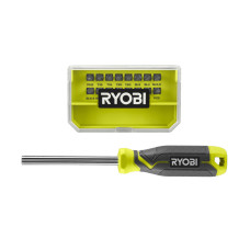 Ryobi Викрутка RHSDM1701, битотримач 1/4", 100мм, 16 біт, SL,PH,PZ,Torx, кейс (5132006050)