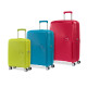 American Tourister Валіза American Tourister, Soundbox, поліпропілен, середня, 67см, 71.5/81л, TSA, 4 колеса, EXP, бордовий (32G*50002)