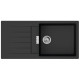 Hansgrohe Kitchen set, granite sink S520-F480 + tap Focus M41, black graphite-black matt (43358670)