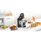 Bosch Kitchen machine, 1000W, metal bowl, metal + plastic body, 11 attachments, gray (MUM58M59)
