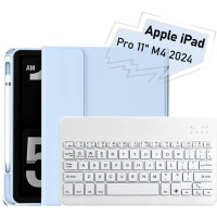Чехол для планшета BeCover with keyboard Apple iPad Pro 11" M4 2024 Light Blue (713000)