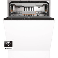 Gorenje Посудомоечная машина встраиваемая, 16компл., A+++, 60см, инвертор, Wi-Fi, сенсорное упр, 3 корзины, белый (GV673C65)