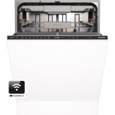 Gorenje Посудомийна машина вбудовувана, 16компл., A+++, 60см, інвертор,Wi-Fi, сенсорн.упр, 3и кошики, білий (GV673C65)