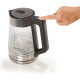 Gorenje Electric kettle, 1.7L, glass + metal, inox (K17TRG)