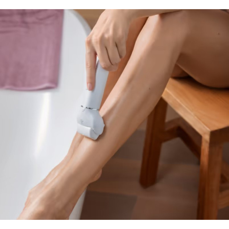 Panasonic Epilator, rechargeable, tweezers.-60, dry+wet, nozzles-2, case, white (ES-EY31-W520)