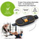 Beurer muscle stimulation abdominal and back muscle belt, АААх3, 0.35kg, belt, 5 training programmes, black (EM_39)