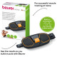 Beurer muscle stimulation abdominal and back muscle belt, АААх3, 0.35kg, belt, 5 training programmes, black (EM_39)