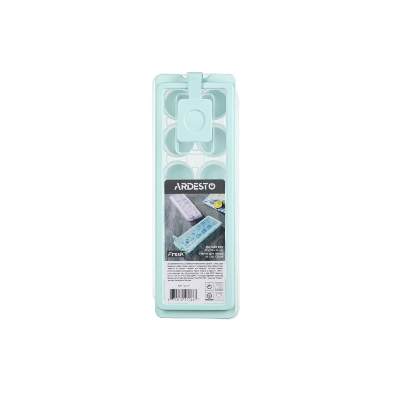 ARDESTO Ice-cube tray Fresh, with lid, tiffany, silicone, plastic (AR1104TP)