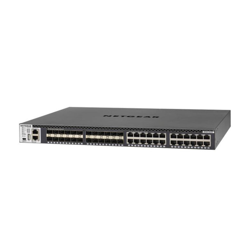 NETGEAR Коммутатор стекируемый M4300-24X24F (XSM4348S) 24xSFP+, 24x10GE, управляемый L3 (XSM4348S-100NES)