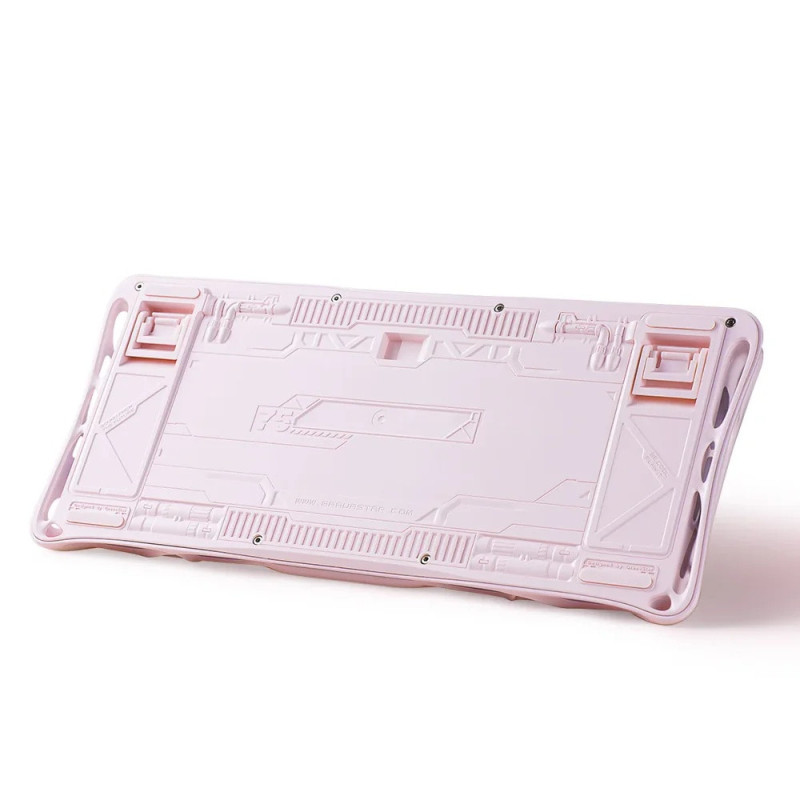 GravaStar Клавіатура механічна Mercury K1 80keys, GravaStar x Kailh Cheery Pink, EN/UKR, BT/WL/USB, Sakura Pink (GS_K1_P_PNK)