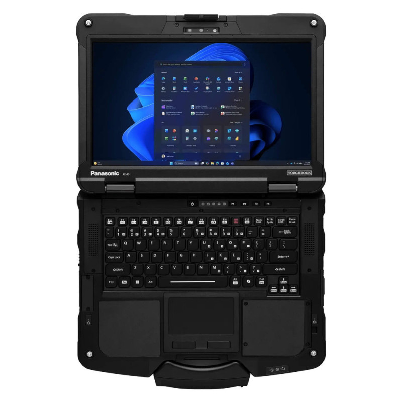 Panasonic Ноутбук Toughbook FZ-40 MK2 14” FHD Touch, Intel Ultra 7, 32GB, F1TB, UMA, Win11P, черный (FZ-40HZ021B4)