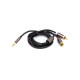 Кабель мультимедийный 3.5mm M to 2xRCA 1.0m PowerPlant (CA912834)