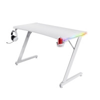 Trust Desk GXT 709W LUMINUS, (120х74см), RGB, white (25328_TRUST)