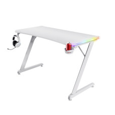 Trust Desk GXT 709W LUMINUS, (120х74см), RGB, white (25328_TRUST)