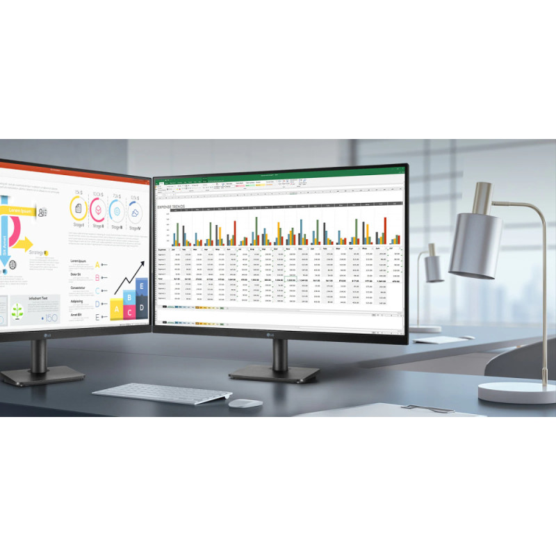 LG Monitor 27  27MP400-B D-Sub, HDMI, IPS, FreeSync