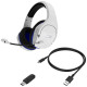 Навушники HyperX Cloud Stinger Core Wireless PS4/PS5 White/Blue (4P5J1AA)