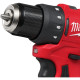 Milwaukee Шурупокрут-дриль акумуляторний M12 BLDDRC-202C 12В 2х2А·год 40Нм 0-550-1700об·хв ЗП C12C кейс 1.2кг (4933499686)