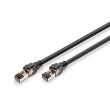 Digitus Патч-корд DIGITUS CAT 8.1 S-FTP, 1м, AWG 24/7, LSZH, чорний (DK-1843-010)