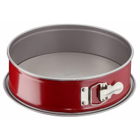 Tefal Форма для випікання Tefal DeliBake, кругла, знімне дно, 27см, вуглецева сталь, червоний (J1641474)